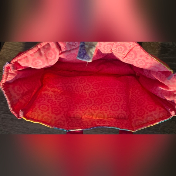 American Girl Floral Tote Diaper Bag Collector Gift Item Multicolor Accessory - Picture 4 of 7